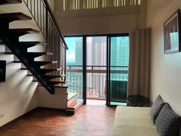 FOR LEASE | Furnished Loft-Type 1BR Penthouse | Oriental Place Makati