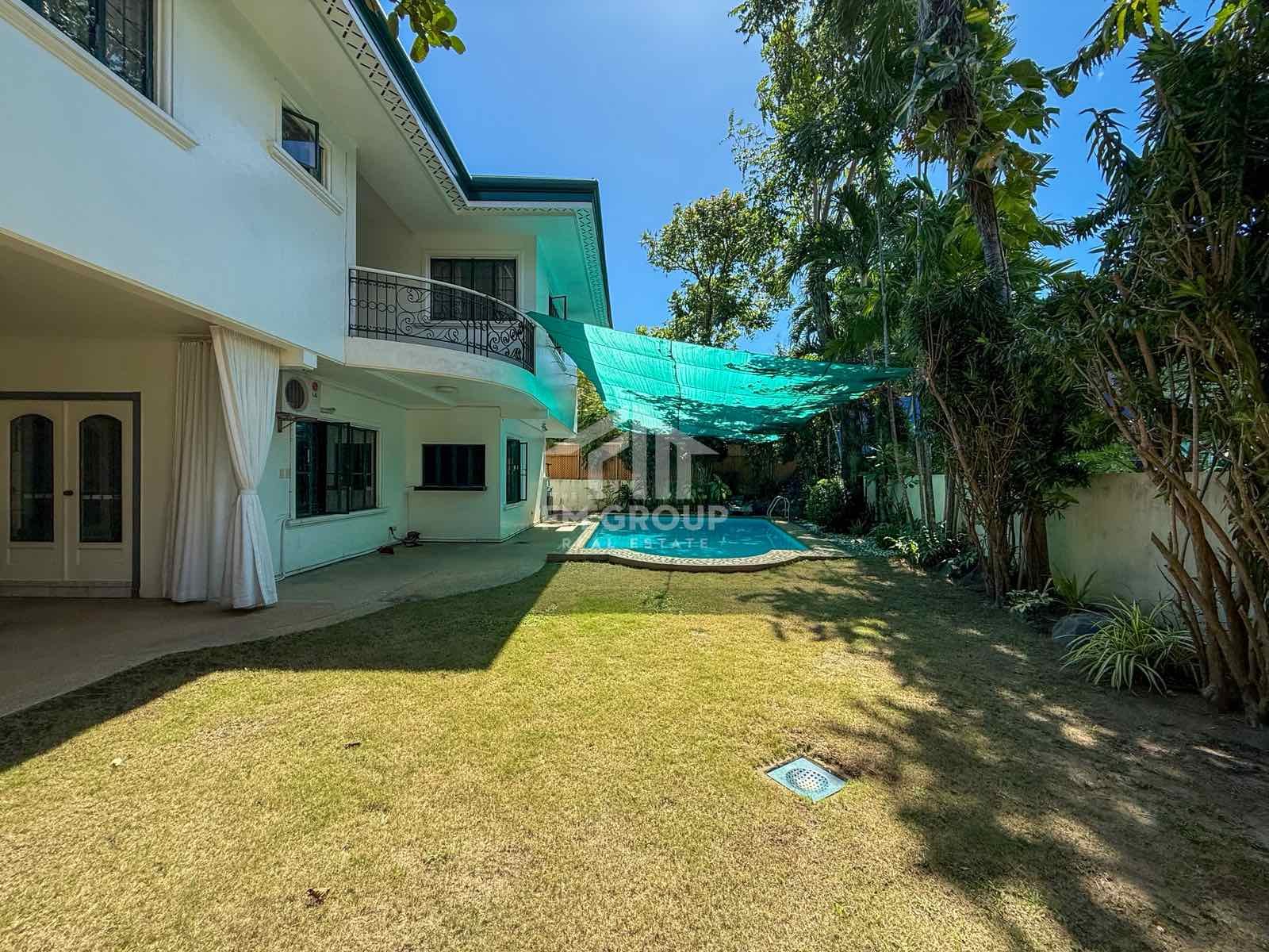 House with Swimming Pool for Rent in Ayala Alabang Village. Property ID: FM022