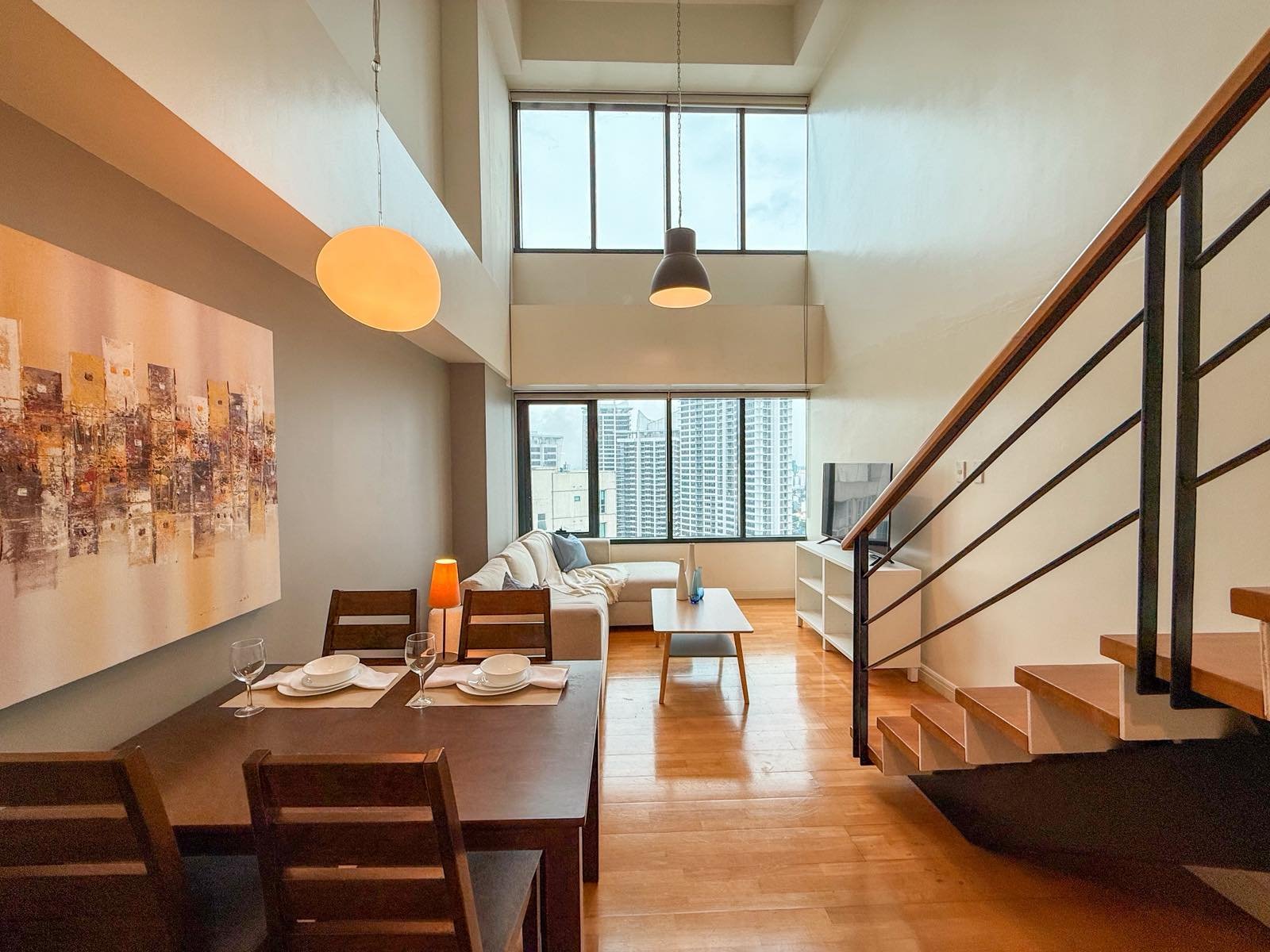 1 Bedroom in One Rockwell East Tower Loft Type Unit Makati Condo for Rent Property ID: FM047